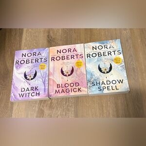 Nora Roberts Book Set - Blood Magick, Shadow Spell, Dark Witch